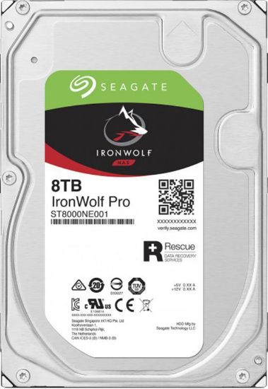  Зображення Жорсткий диск 3.5"   8TB Seagate Ironwolf Pro NAS  7200RPM, SATA 3, 256MB  (ST8000NE001)) 