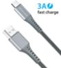  Зображення Дата кабель USB 2.0 AM to Type-C 1.2m Grey Grand-X (FC-12G) 