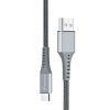  Зображення Дата кабель USB 2.0 AM to Type-C 1.2m Grey Grand-X (FC-12G) 