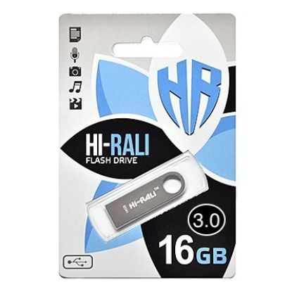  Зображення Флеш-накопичувач USB3.0 16GB Hi-Rali Shuttle Series Silver (HI-16GB3SHSL) 