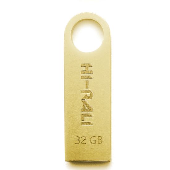  Зображення Флеш-накопичувач USB 32GB Hi-Rali Shuttle Series Gold (HI-32GBSHGD) 