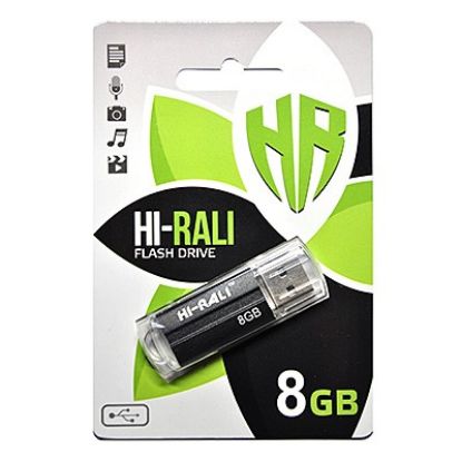  Зображення Флеш-накопичувач USB 8GB Hi-Rali Corsair Series Black (HI-8GBCORBK) 