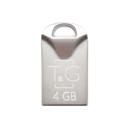  Зображення Флеш-накопичувач USB 4GB T&G 106 Metal Series Silver (TG106-4G) 