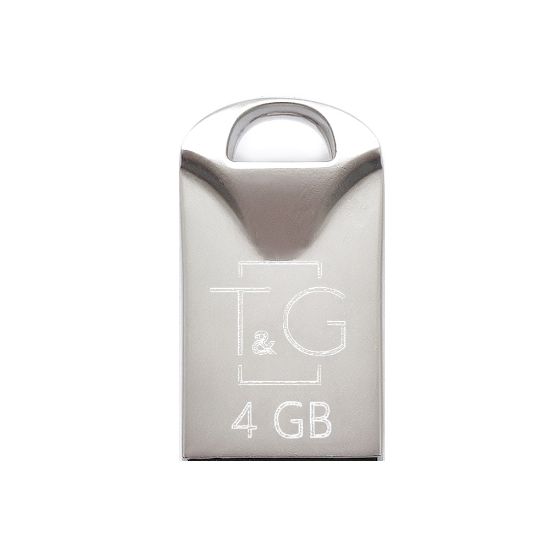  Зображення Флеш-накопичувач USB 4GB T&G 106 Metal Series Silver (TG106-4G) 