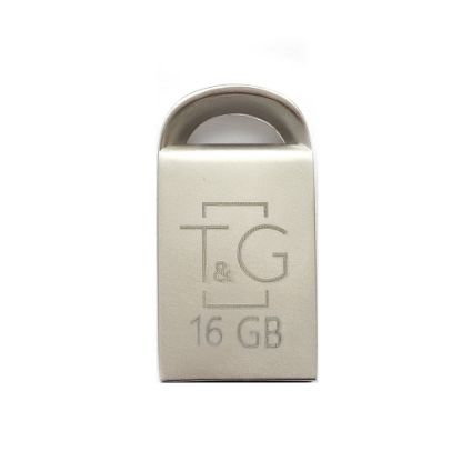  Зображення Флеш-накопичувач USB 16GB T&G 107 Metal Series Silver (TG107-16G) 