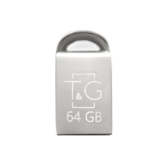  Зображення Флеш-накопичувач USB 64GB T&G 107 Metal Series Silver (TG107-64G) 