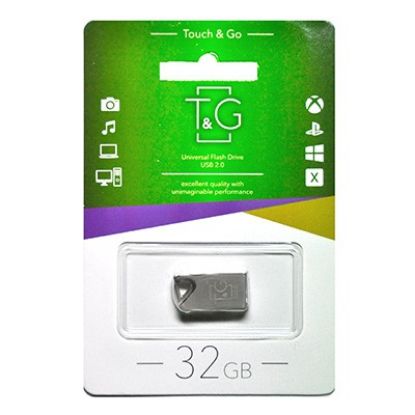  Зображення Флеш-накопичувач USB 32GB T&G 109 Metal Series Silver (TG109-32G) 