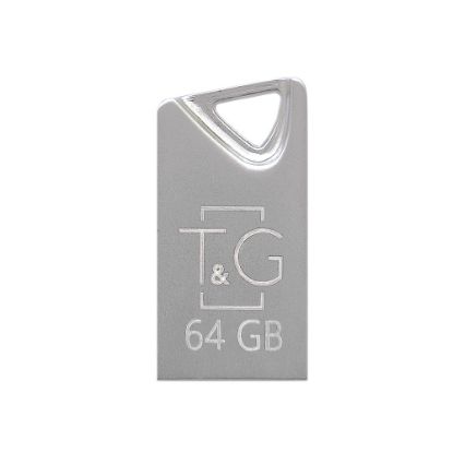  Зображення Флеш-накопичувач USB 64GB T&G 109 Metal Series Silver (TG109-64G) 