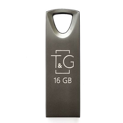  Зображення Флеш-накопичувач USB 16GB T&G 117 Metal Series Black (TG117BK-16G) 