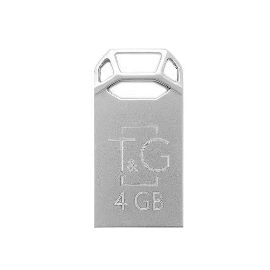  Зображення Флеш-накопичувач USB 4GB T&G 110 Metal Series Silver (TG110-4G) 