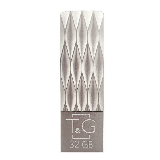  Зображення Флеш-накопичувач USB 32GB T&G 103 Metal Series Silver (TG103-32G) 