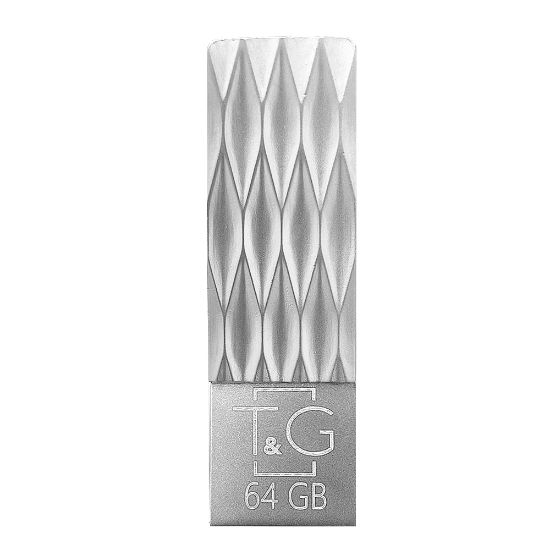  Зображення Флеш-накопичувач USB 64GB T&G 103 Metal Series Silver (TG103-64G) 