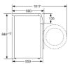  Зображення Пральна машина Bosch фронтальна, 8кг, 1400, A+++, 55см, дисплей, білий 