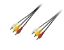  Зображення Кабель мультимедійний 3xRCA M - 3xRCA M 1.5m Piko (1283126473951) 