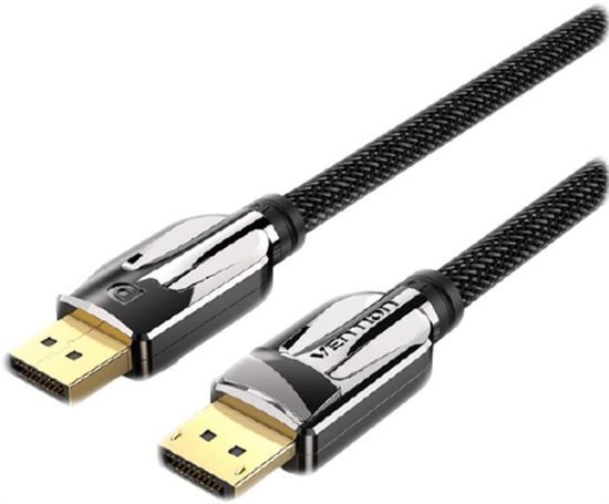  Зображення Кабель Vention DisplayPort - DisplayPort V1.4 (M/M), 1 м, Black (HCABF) 