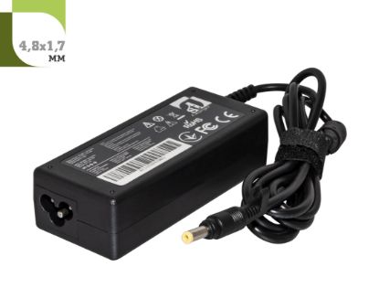  Зображення Блок живлення для ноутбука 1stCharger HP 65W(18.5V/3.5A) 4.8x1.7 + кабель живлення 