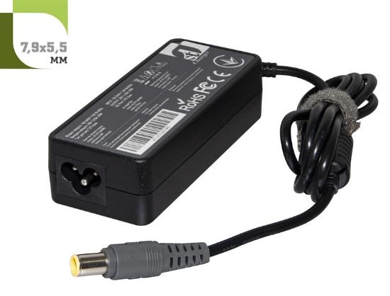  Зображення Блок живлення для ноутбука 1StCharger Lenovo 65W(20V/3.25A) 7.9x5.5  + кабель живлення 