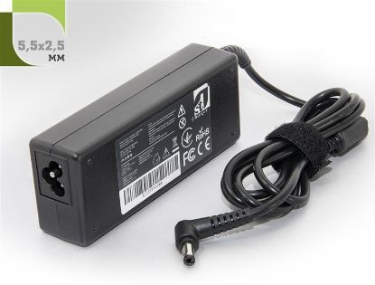  Зображення Блок живлення для ноутбука 1StCharger Fujitsu 90W(20V/4.5A) 5.5x2.5 + кабель живлення 