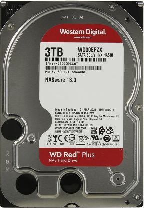  Зображення Жорсткий диск WD Red Plus 3Tb WD30EFZX SATA WD30EFZX 