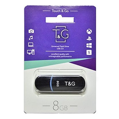  Зображення Флеш-накопичувач USB 8GB T&G 012 Classic Series Black (TG012-8GBBK) 