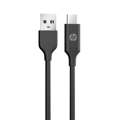  Зображення Кабель USB AM-Type-C M, 1.0 м, PVC, чорний, DHC-TC101 HP 