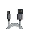  Зображення Дата кабель USB 2.0 AM to Micro 5P 1.0m Grey/Black Grand-X (FM02) 