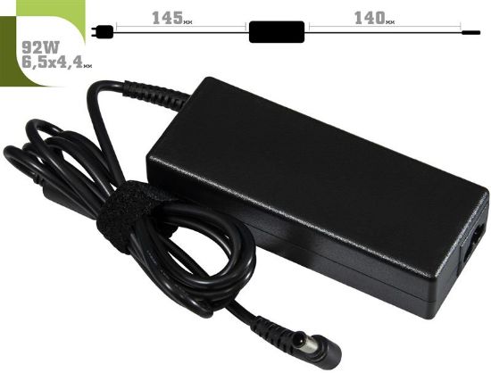  Зображення Блок живлення 1StCharger для ноутбука Sony 19.5V 92W 4.7A 6.5х4.4мм + каб.живл. (AC1STSO92WA2) 