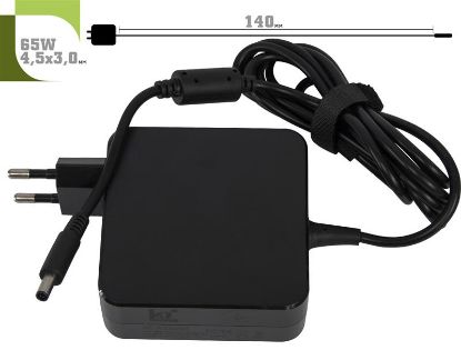  Зображення Блок живлення 1StCharger для ноутбука HP 19.5V 65W 3.33A 4.5х3.0мм Wall Mount (WM1ST19.5V65W4530H) 