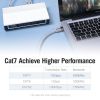  Зображення Патч-корд Vention CAT7 SSTP Ethernet, 1 m, Gray (ICDHF) 