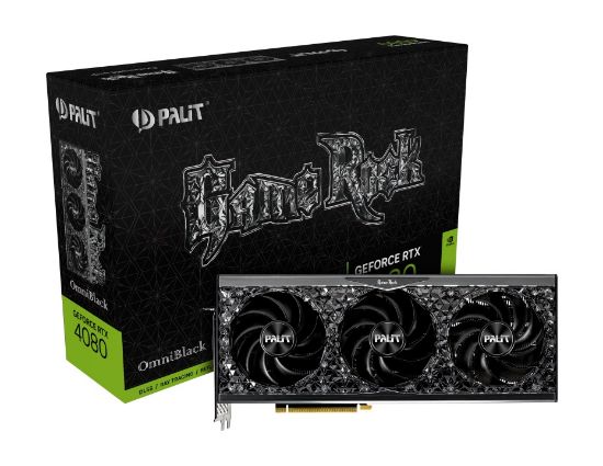  Зображення Відеокарта GF RTX 4080 16GB GDDR6X GameRock OmniBlack Palit (NED4080019T2-1030Q) 