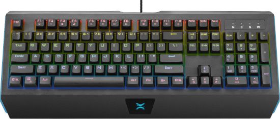  Зображення Клавіатура Noxo Vengeance Mechanical gaming keyboard, Blue Switches, Black (4770070882122) 