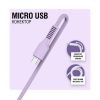  Зображення Кабель ACCLAB AL-CBCOLOR-M1PP USB-microUSB 1.2м Purple (1283126518126) 