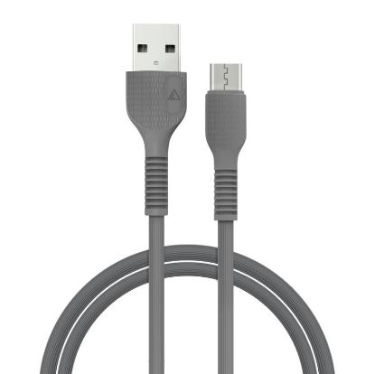  Зображення Кабель ACCLAB AL-CBCOLOR-M1BK USB-microUSB 1.2м Black (1283126518119) 