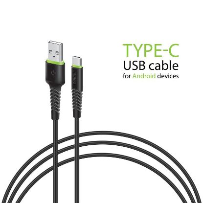  Зображення Дата кабель USB 2.0 AM to Type-C 2.0m CBFLEXT2 Black Intaleo (1283126521423) 