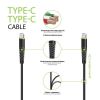  Зображення Дата кабель Type-C to Type-C 1.2m CBFLEXTT1 18W black Intaleo (1283126504082) 