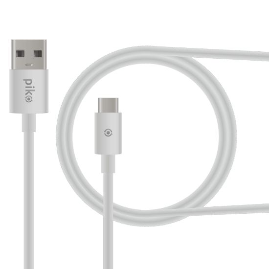  Зображення Кабель Piko CB-UT11 USB-USB Type-C 1.2м White (1283126477522) 