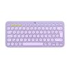  Зображення Клавіатура бездротова Logitech K380 Multi-Device Bluetooth Lavender Lemonade (920-011166) 