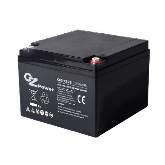  Зображення Акумуляторна батарея OZ Power 12V 24AH (OZ12V024) AGM 