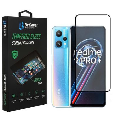  Зображення Скло захисне BeCover Realme 9 Pro Plus Black (707879) 