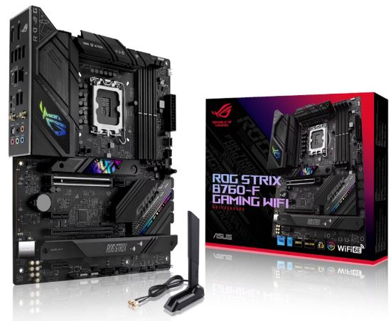  Зображення материнська плата s1700/4DDR5/HDMI/DP/4PCIe/4SATA/ 3M.2/LAN2.5Gb ROG STRIX B760-F GAMING WIFI 