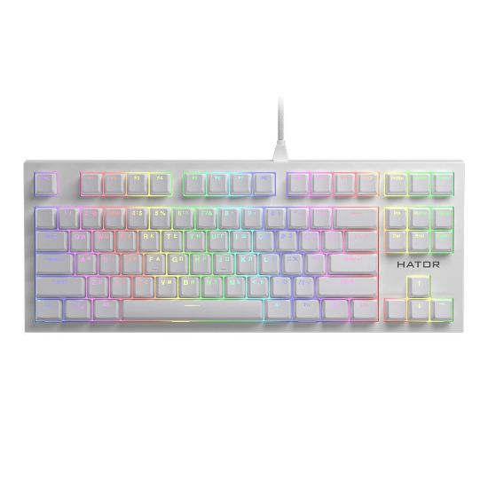  Зображення Клавіатура Hator Skyfall TKL PRO USB White (HTK-656) 