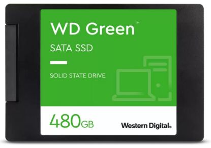  Зображення SSD SATA 2.5" 480GB SLC 6GB/S/GREEN WDS480G3G0A WDC 