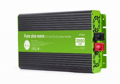  Зображення Автомобільний інвертор EnerGenie 2000 W (EG-PWC-PS2000-01), чиста синусоїда) 