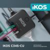  Зображення Фільтр-подовжувач IKOS C34S-CU Black (0007-CEF) 