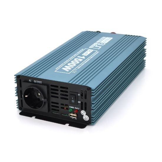  Зображення Інвертор напруги Mexxsun MXS-1500, 12V/220V, 1500W (MXS-1500-12M/29229) 