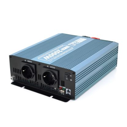  Зображення Інвертор напруги Mexxsun MXS-2000, 12V/220V, 2000W (MXW-2000-12M/29230) 