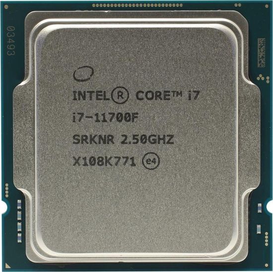  Зображення Процесор Intel s1200 Core i7-11700F 8-Core 3.6GHz/16Mb/14nm/95W_TDP Roket Lake (CM8070804491213) Tray) 