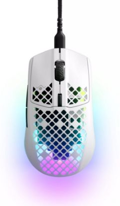  Зображення Мишка SteelSeries Aerox 3 (62603) White USB 