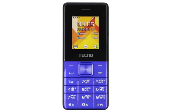  Зображення Мобільний телефон TECNO T301 1.77" 2SIM, 1150mAh, Blue 