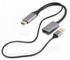  Зображення Перехідник 0.1m Cablexpert HDMI на 2хDisplayPort M/F 